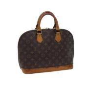 Louis Vuitton Vintage Pre-owned Canvas handvskor Brown, Dam