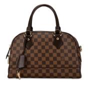 Louis Vuitton Vintage Pre-owned Tyg handvskor Brown, Dam