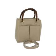 Gucci Vintage Pre-owned Laeder handvskor Beige, Dam