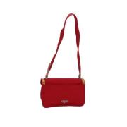 Prada Vintage Pre-owned Bomull prada-vskor Red, Dam