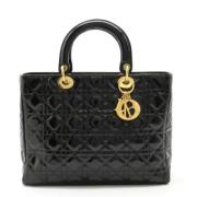 Dior Vintage Pre-owned Tyg handvskor Black, Dam