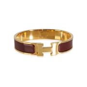 Hermès Vintage Pre-owned Metall armband Yellow, Dam