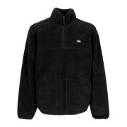 Dickies Sherpa High Neck Quarter Zip Sweatshirt Black, Herr