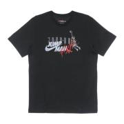 Jordan Grafisk Crew Neck T-shirt Print Black, Herr