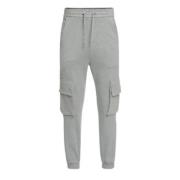 Balmain Cargoficka Joggingbyxor Gray, Herr