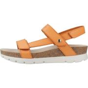 Panama Jack Platta Sandaler med Remmar Orange, Dam