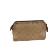 Chanel Vintage Pre-owned Laeder hem-och-kontorstillbehr Beige, Dam