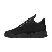 Filling Pieces Låg Top Ghost Panel All Black Black, Herr