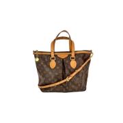 Louis Vuitton Vintage Pre-owned Canvas handvskor Brown, Dam