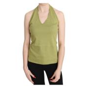 Gianfranco Ferré Elegant Ärmlös Tank Top Green, Dam