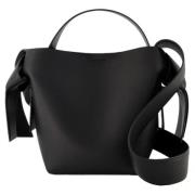 Acne Studios Laeder crossbodyvskor Black, Dam