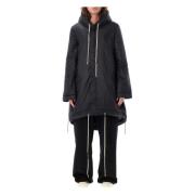 Rick Owens Svart Fishtail Parka Ytterkläder Black, Herr