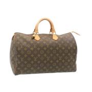 Louis Vuitton Vintage Pre-owned Canvas handvskor Brown, Dam