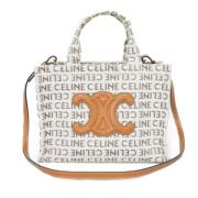 Celine Vintage Pre-owned Laeder totevskor White, Dam