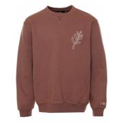 by Parra Andattack Sweatshirt Blommig brodyr Pink, Herr