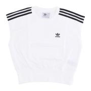 Adidas Vit Waist Cinch Tee Tank Top White, Dam