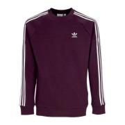 Adidas 3-Stripes Crewneck Sweatshirt Shadow Maroon Brown, Herr