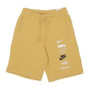 Nike Shorts i fransk frotté Beige, Herr