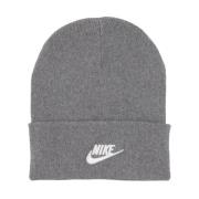 Nike Carbon Heather Beanie Hat Gray, Herr