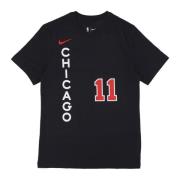 Nike Chicago Bulls City Edition Tee Black, Herr