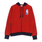 Nike NBA Fleece Zip Hoodie Brooklyn Nets Red, Herr