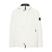 Stone Island Vit Isolerad Jacka PrimaLoft® Fyllning White, Herr