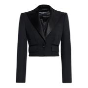 Dolce & Gabbana Ullblazer Black, Dam