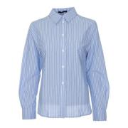 Drykorn Kentkrage Blus Blue, Dam