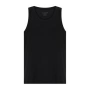 AllSaints Ribbed Top Edward Black, Herr