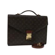 Louis Vuitton Vintage Pre-owned Canvas louis-vuitton-vskor Brown, Dam