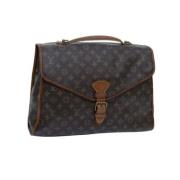 Louis Vuitton Vintage Pre-owned Canvas handvskor Brown, Dam