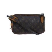 Louis Vuitton Vintage Pre-owned Canvas louis-vuitton-vskor Brown, Dam