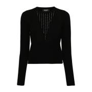 Liu Jo Svart Sweater Kollektion Black, Dam