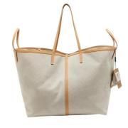 Burberry Vintage Pre-owned Canvas totevskor Beige, Dam