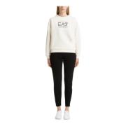 Emporio Armani EA7 Multifärgad Dragsko Tracksuit med Logofickor White,...