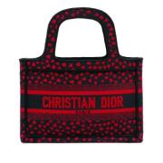 Dior Vintage Pre-owned Canvas handvskor Red, Dam