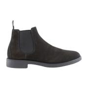 Corsinelabedoli Mocka Chelsea Ankelboots Black, Herr