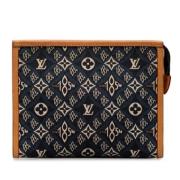 Louis Vuitton Vintage Pre-owned Canvas louis-vuitton-vskor Blue, Dam