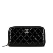 Chanel Vintage Pre-owned Laeder plnbcker Black, Dam