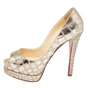 Christian Louboutin Pre-owned Pre-owned Laeder klackskor Yellow, Dam