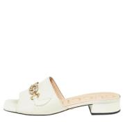 Gucci Vintage Pre-owned Laeder sandaler White, Dam