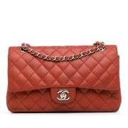 Chanel Vintage Pre-owned Laeder axelremsvskor Red, Dam