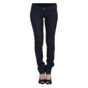 Costume National Mörkblå Skinny Leg Jeans Blue, Dam