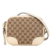 Gucci Vintage Pre-owned Canvas crossbodyvskor Beige, Dam