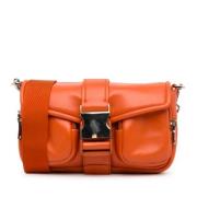 Prada Vintage Pre-owned Laeder crossbodyvskor Orange, Dam