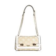 Guess Vit Bomullsvska med Axelkedjor Beige, Dam