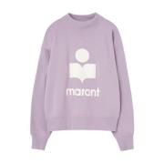 Isabel Marant Lila Tryckt Tröja Purple, Dam