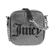 Juicy Couture Svart Polyester Clutch med Strassdekorationer Multicolor...