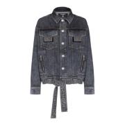 Balmain Oversized denimjacka Blue, Herr