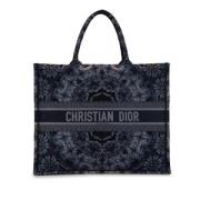 Dior Vintage Pre-owned Canvas totevskor Blue, Dam